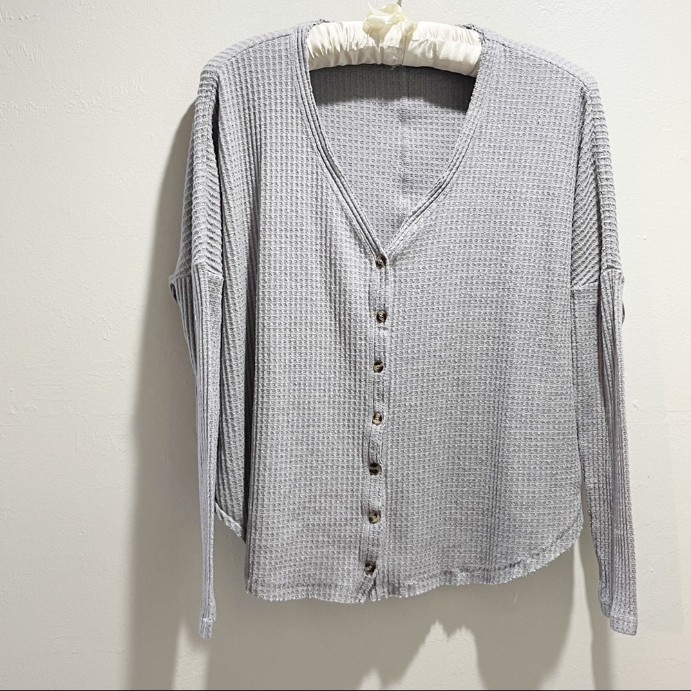 URBAN OUTFITTERS OUT FROM UNDER Womens JOJO Thermal Cardigan - Picture 2 of 8